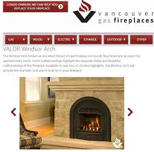 Valor Windsor Arch Fireplace
