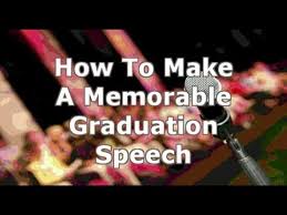 Sample Graduation Speech      Documents In Pdf intended for How To Write A  Commencement 