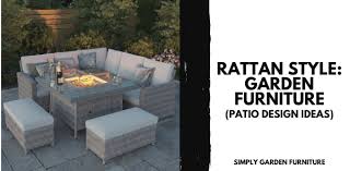 Rattan Garden Furniture Patio Design