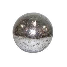 Globe Sphere Mercury Glass Small 8in