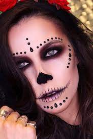 sugar skull makeup ideas for halloween