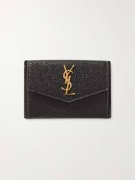 SAINT LAURENT Uptown textured-leather cardholder | NET-A-PORTER