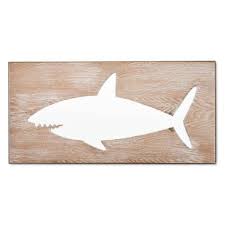 Shark Wall Art Pillowfort Wood Cutout N