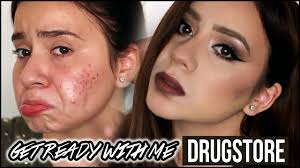 get ready with me acne s coverage on light skin makeup full coverage foundation you