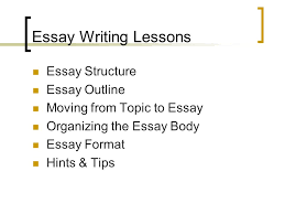 Example essay outline  The roman numeral II identifies the topic sentence for the paragraph   capital letters indicate supporting