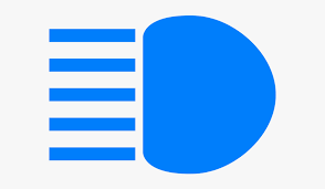 full beam symbol in blue circle hd