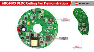 mic4605 bldc ceiling fan demonstration