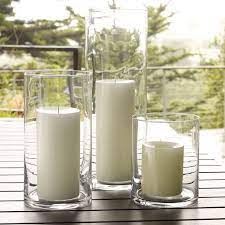 Simple Glass Candleholders West Elm