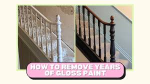 how to remove gloss paint from woodwork