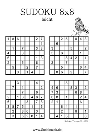 Where did sudoku come from? Sudoku 8x8 Von Leicht Bis Schwer Zum Ausdrucken