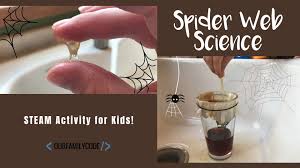 make sticky spider webs steam activity