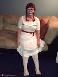 the real annabelle costume no sew diy