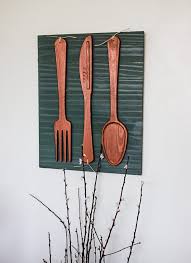Easy To Make Cutlery Wall Hanging