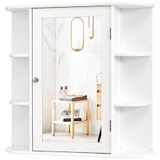 Top Wall Mount Mirrored Storage