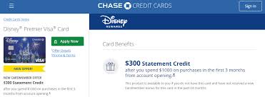 Maybe you would like to learn more about one of these? Disney Premier Credit Card From Chase 300 Cash Signup Bonus Doctor Of Credit