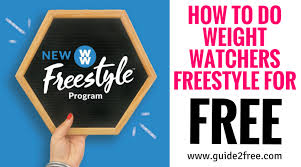 How To Do Weight Watchers Freestyle For Free Guide2free