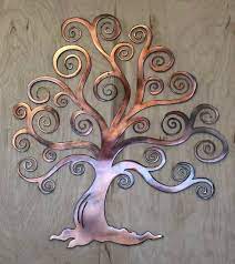 Swirl Life Tree Copper Patina Finish