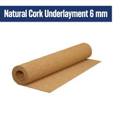 natural cork underlayment 6 mm roll qep