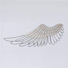 metal angel wings wall decor