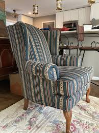 clayton marcus wingback chair queen
