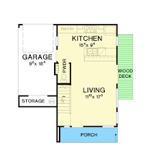 Modern Tiny Home With Open Garage