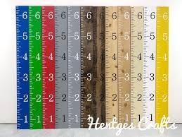 Growth Chart Hand Painted Wooden Kids Growth Chart Ruler Measuring Stick Growth Chart Height Ruler