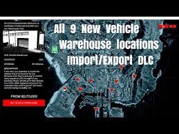 gta all 9 vehicle warehouse