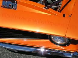 Bright Orange Candy Pearl Paint With