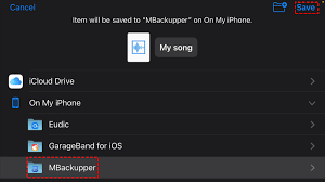 how to send garageband project from iphone