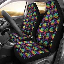 Trippy Ufo Car Seat Covers For Vehicle