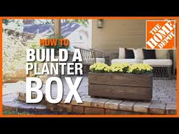 How To Build A Planter Box The Home Depot