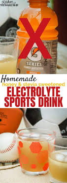 healthy homemade electrolyte drink