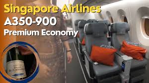 singapore airlines a350 900 premium