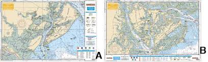 Waterproof Inshore Fishing Chart Hilton Head Beaufort