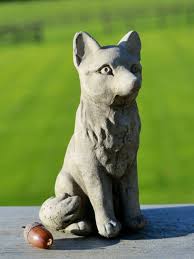 Fox Statue Reconstituted Stone Wild