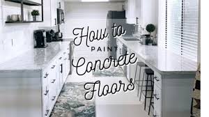 how to paint concrete floors you