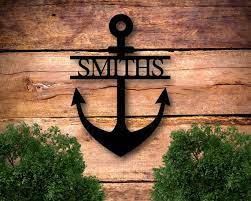 Personalized Anchor Decoration With