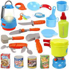 You can get low prices on outdoor toys and activities at big lots. Amazon Com Little Explorers Kids Camping Gear Survival Kit Toy Tools Indoor Outdoor Nature Pretend Play Set 20 Pieces Toys Games