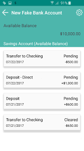 Fake bank accounts can lower your credit score because 10% of your score comes from new credit, and 30% comes from amounts owed. Amazon Com Fake Bank Account Appstore For Android