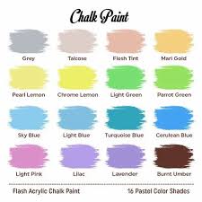 Flash Acrylic Chalk Paint 16 Colours