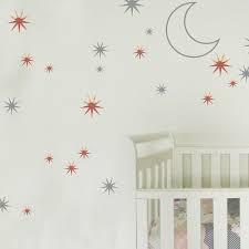 Stars Moon Wall Stickers Kid S Space