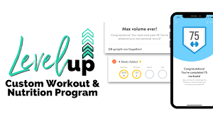 level up custom workout nutrition program