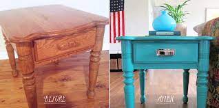 How To Paint Furniture Diy Painted End