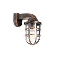 Vintage Outdoor Wall Lamp Brass Ip54