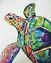 Sea Turtle Fun Paintings On