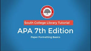 formatting resources apa 7th guide