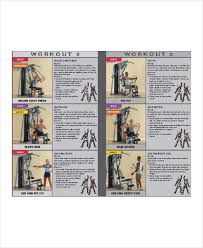 Free 6 Exercise Chart Examples Samples In Pdf Examples