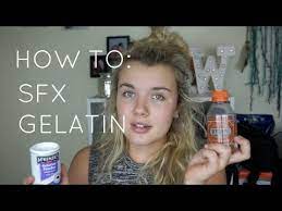 how to sfx gelatin you