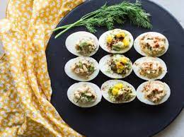 This article will teach you how to make deviled eggs in a healthy, delicious way. 3 Healthy Ways To Do Deviled Eggs Food Network Healthy Eats Recipes Ideas And Food News Food Network