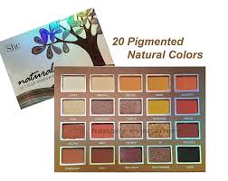 s he makeup natural 20 color shadow